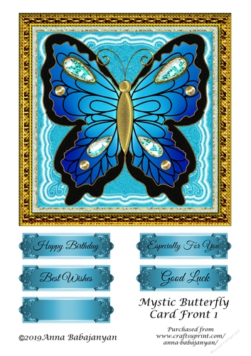 Mystic Butterfly Card Front 1