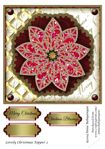 Lovely Christmas Topper 2