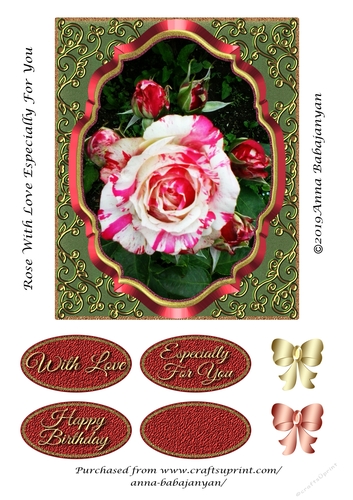 Rose With Love Especially For You