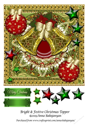 Bright & Festive Christmas Topper