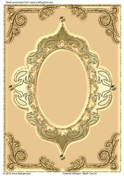 Oriental Whisper Blank Card 9