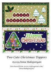 Two Cute Christmas Toppers