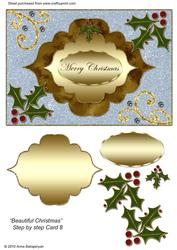 Beautiful Christmas Step by Step Card 8