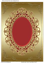 Double-layer Fancy Frame Blank Card 2