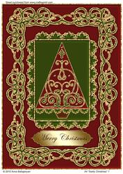 A4 "swirly Christmas" 1