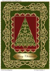 A4 "swirly Christmas" 2