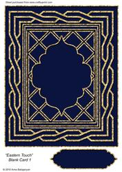 Eastern Touch Blank Card 1