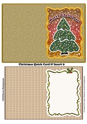 Christmas Quick Card & Insert 9