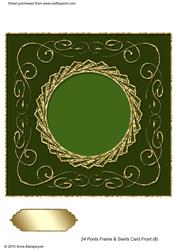 24 Points Frame & Swirls Card Front (6)