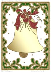 Christmas Bell Note Paper 2
