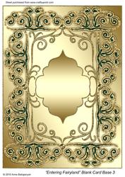 Entering Fairyland Blank Card Base 3