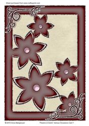 Flowers & Swirls Various Occasions Card 1