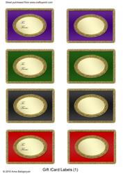 Gift / Card Labels (1)