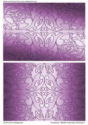 Sumptuous Metallic Embroidery Backings 8