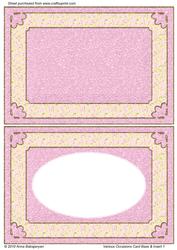Various Occasions Card Base & Insert 1