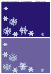 Snowflakes Backings 1