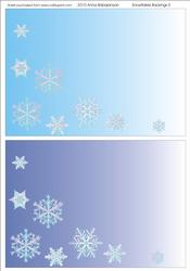 Snowflakes Backings 5