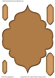 Shaped Blank Card Topper & Blank Greeting Labels 2