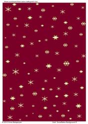 Gold Snowflakes Background 8