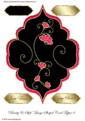 Beauty & Style Large Shaped Card Topper 8