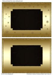 Christmas & Various Occasions Blank Card Fronts 10