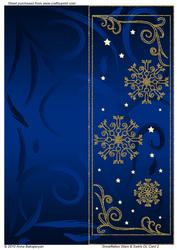Snowflakes Stars & Swirls Dl Card 2