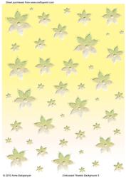 Embossed Flowers Background 3