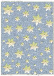 Embossed Flowers Background 6