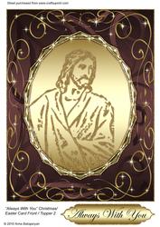 Always with You Christmas / Easter Card Front / Topper 2