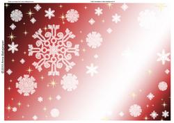 Fluffy Snowflakes & Stars Background 10