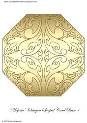 Majestic Octagon Shaped Card Base 1