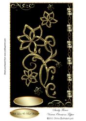 Swirly Flower Various Occasions Topper 1