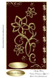 Swirly Flower Various Occasions Topper 2