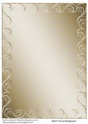 Swirly Waves Metallic Background 3