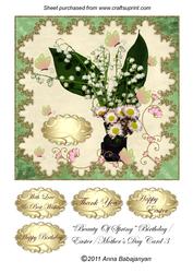 Beauty of Spring Birthday/ Easter/ Mother's Day Card 3