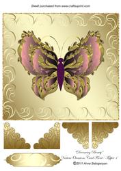 Dreaming Beauty Various Occasions Card Front/ Topper 1