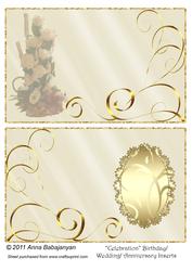 Celebration Birthday/ Wedding/ Anniversary Inserts
