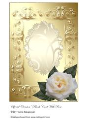 Special Occasion Blank Card with Rose