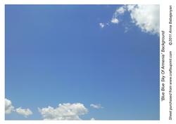 Blue Blue Sky of Armenia Background