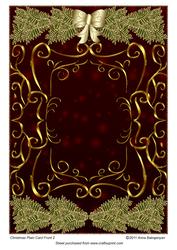 Christmas Plain Card Front 2