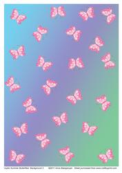 Joyful Summer Butterflies Background 3