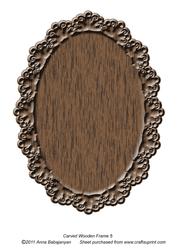 Carved Wooden Frame 5