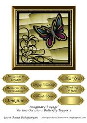 Imaginary Voyage Various Occasions Butterfly Topper 2