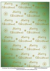 Christmas Text & Snowflakes Background 5