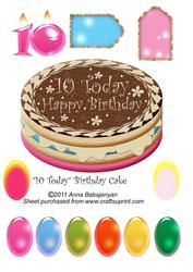 10 Today Birthday Cake