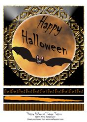 Happy Halloween Large Topper