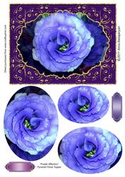 Purple Affection Pyramid Floral Topper