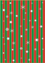 Christmas Stripes with Snowflakes