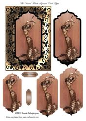 The Dancer Female Pyramid Card Topper