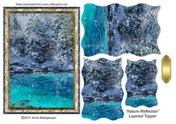 Nature Reflection Layered Topper
